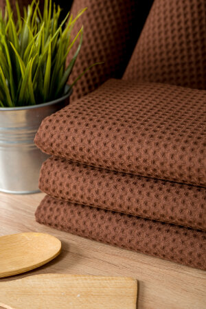 Полотенце кухонное Элегант в подарочной упаковке шоколад