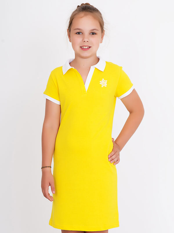 Платье детское Поло (желтое)