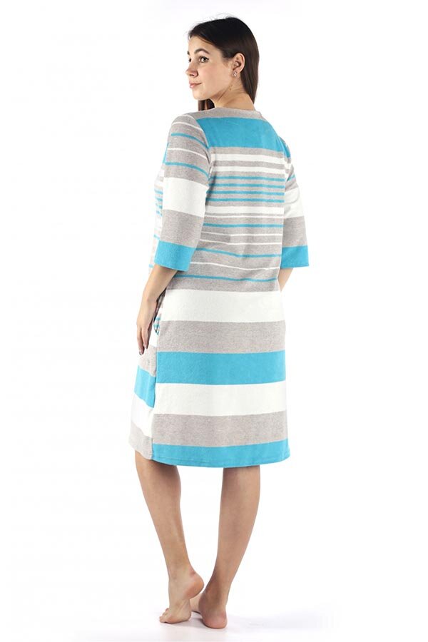 Халат Антонина голубая М-11