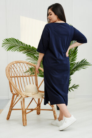 Платье женское 9186 темно-синий