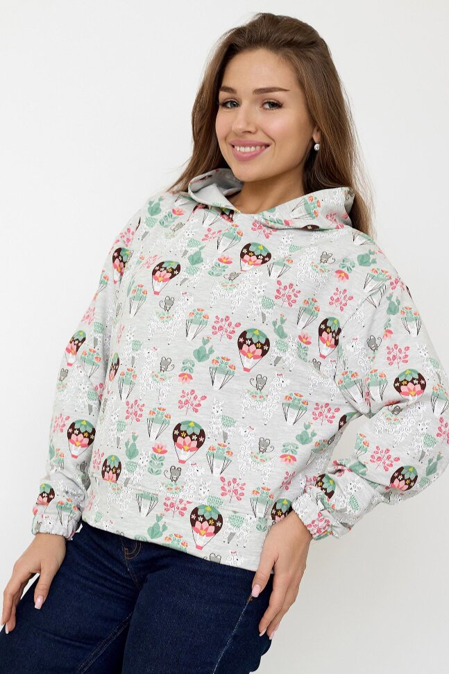 Толстовка женская Лама 9840