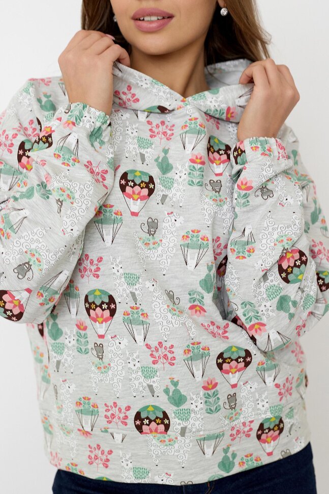 Толстовка женская Лама 9840