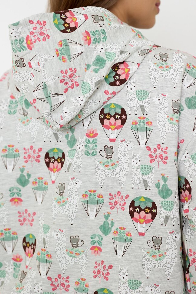 Толстовка женская Лама 9840