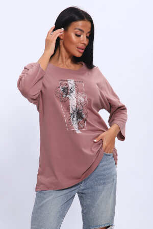 Женская туника 80038 лиловый