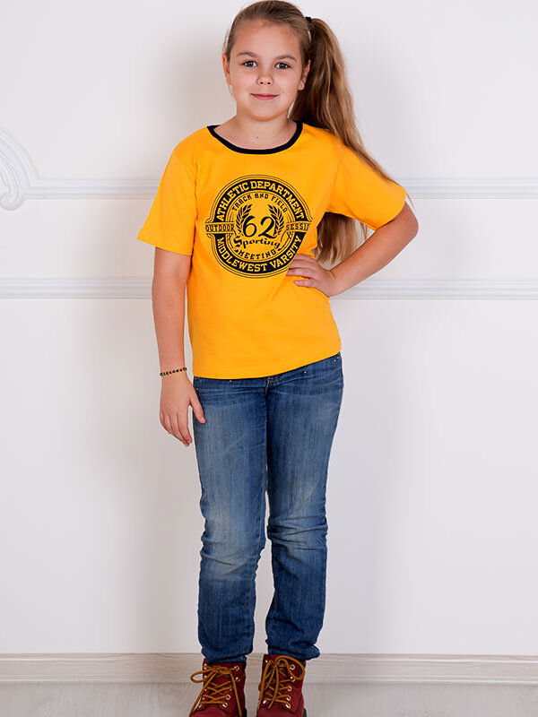 Футболка детская Камелот (желтый)