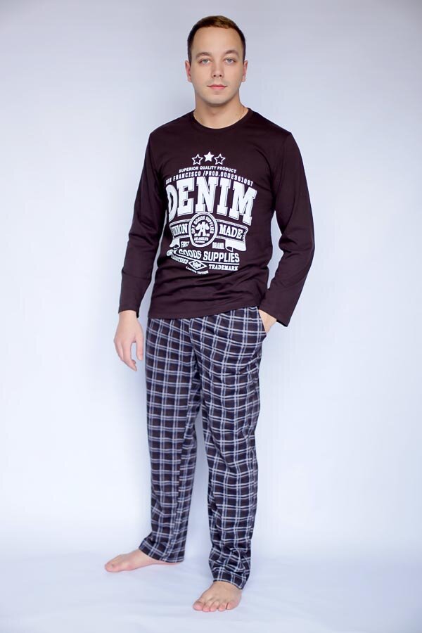 Пижама мужская Деним шоколад МП-1