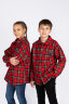 Детская рубашка для мальчика 62278 красная клетка