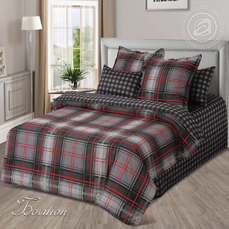 Бостон постельное белье сатин