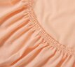 Простыня на резинке Персик, трикотаж