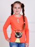 Футболка детская Кэт (оранжевый)