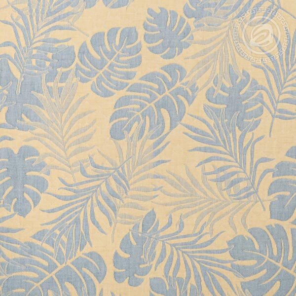 Покрывало Тропики синие, жаккард