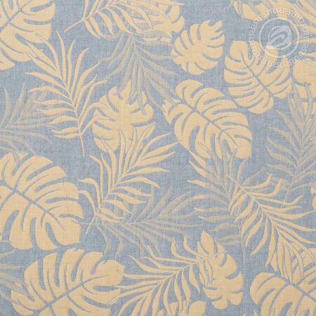 Покрывало Тропики синие, жаккард