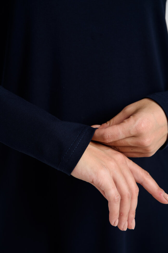 Платье женское 7471 темно-синий