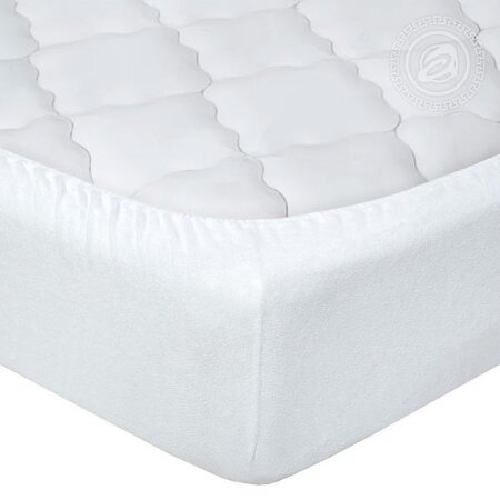 Простыня на резинке Подснежник, махра