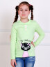 Футболка детская Кэт (зеленый)