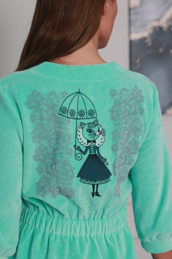 Халат ПРОВАНС мята 170861