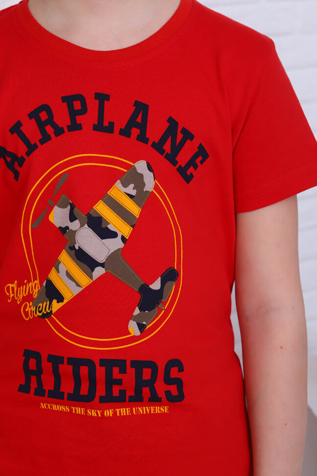 Костюм с шортами для мальчика 4997 красный