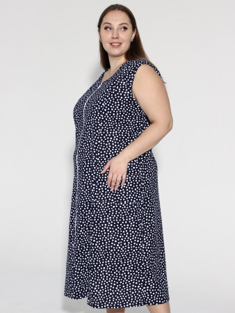 Халат Мята ХГ-037-11 чернильный горох