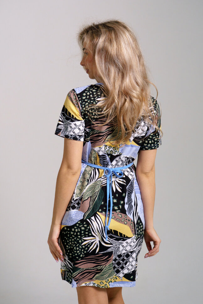 Халат Женский 36933 голубой