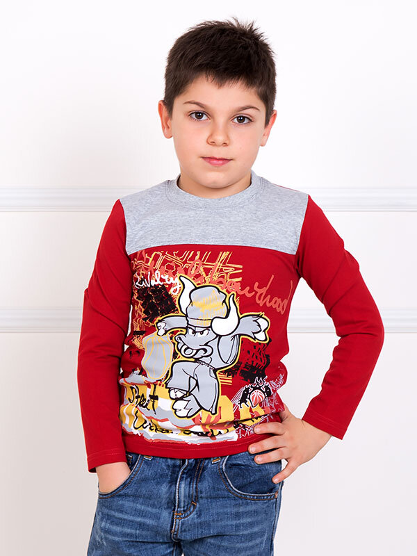 Футболка детская Кирилл (красный)