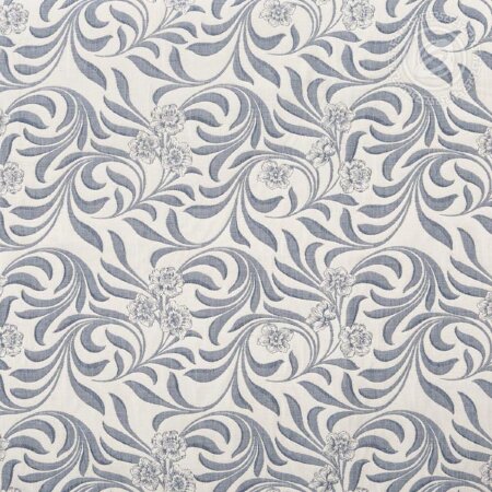 Покрывало Узор синий, жаккард