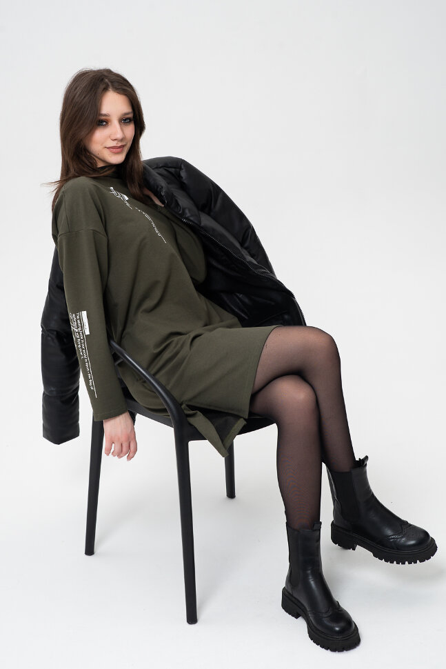 Платье женское 67064 хаки