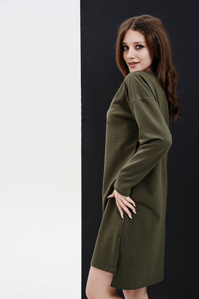 Платье женское 67064 хаки