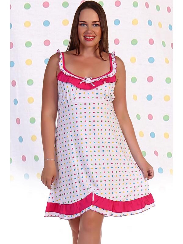 Ночная сорочка Горошек 476