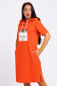 Платье женское ЕПЛ-1066 оранжевый