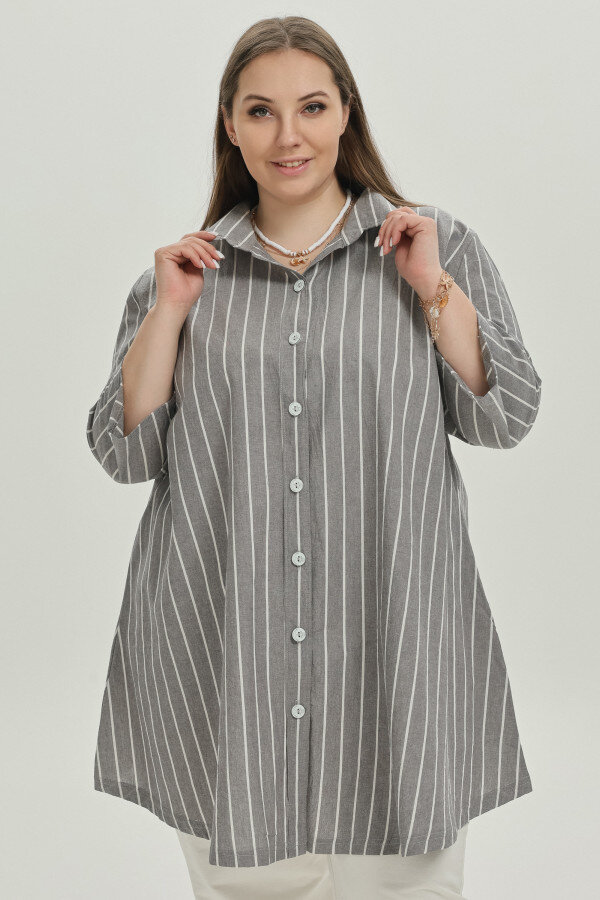 Рубашка Адлер серая