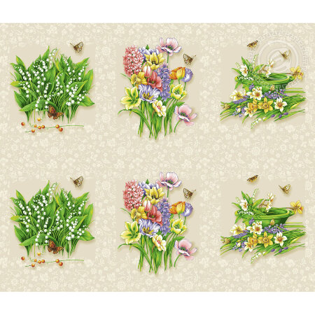 Декоративная наволочка из рогожки Аромат 50x50