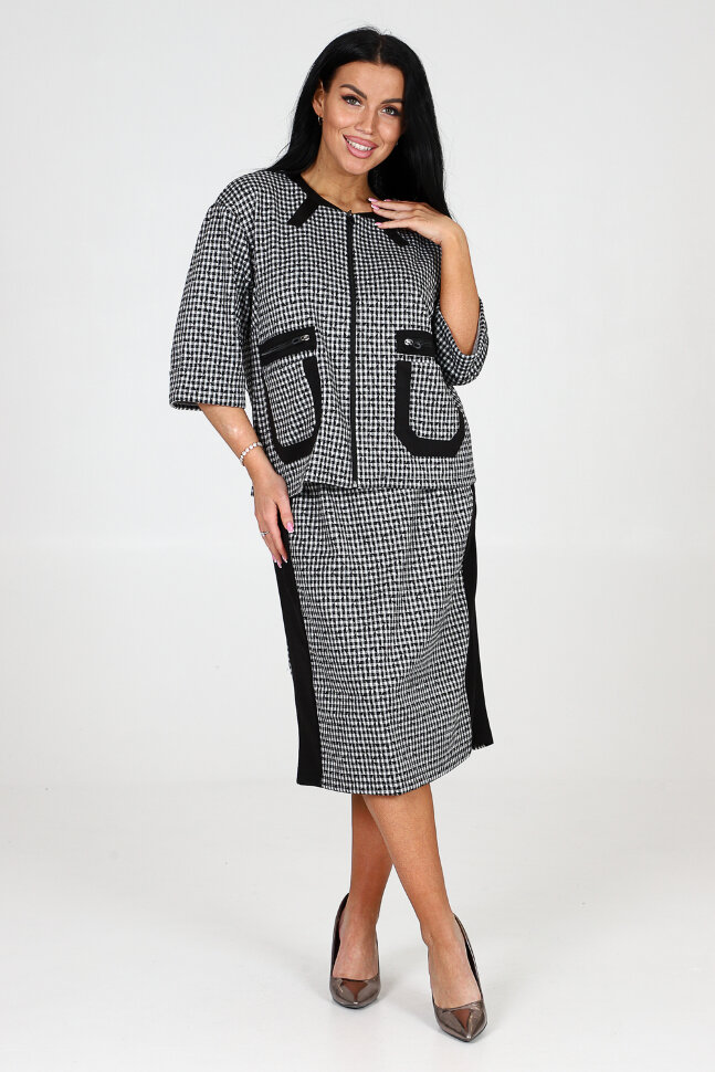 Женский костюм с юбкой 31796