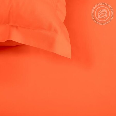 Простыня Оранжевая, сатин