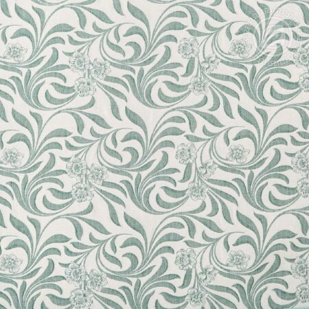 Покрывало Узор зеленый, жаккард