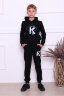 Костюм с брюками для мальчика 61031 черный