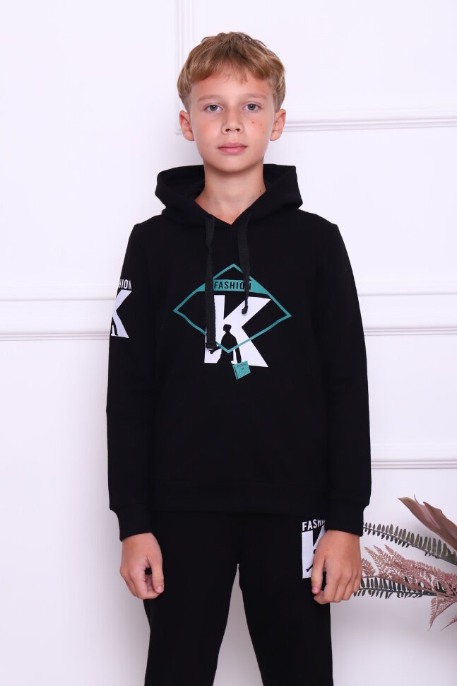 Костюм с брюками для мальчика 61031 черный