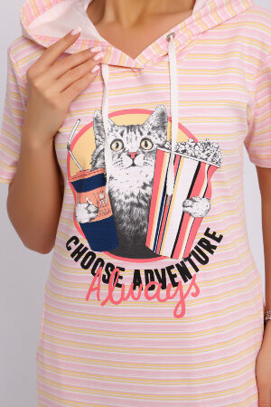 Платье женское ЕПЛ-1055 розовый