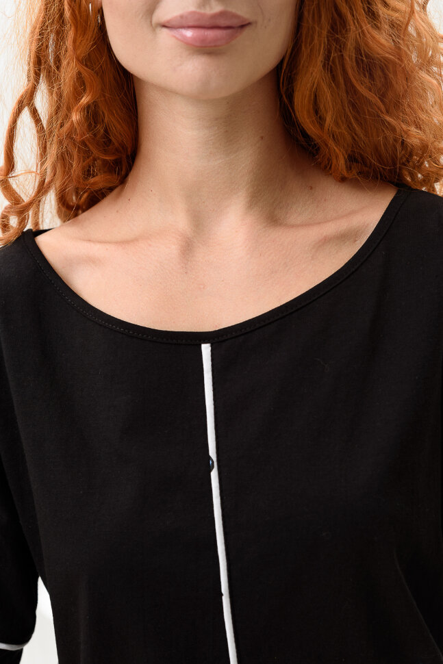 Женский костюм с брюками 8436 белый