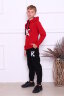 Костюм с брюками для мальчика 61031 красный