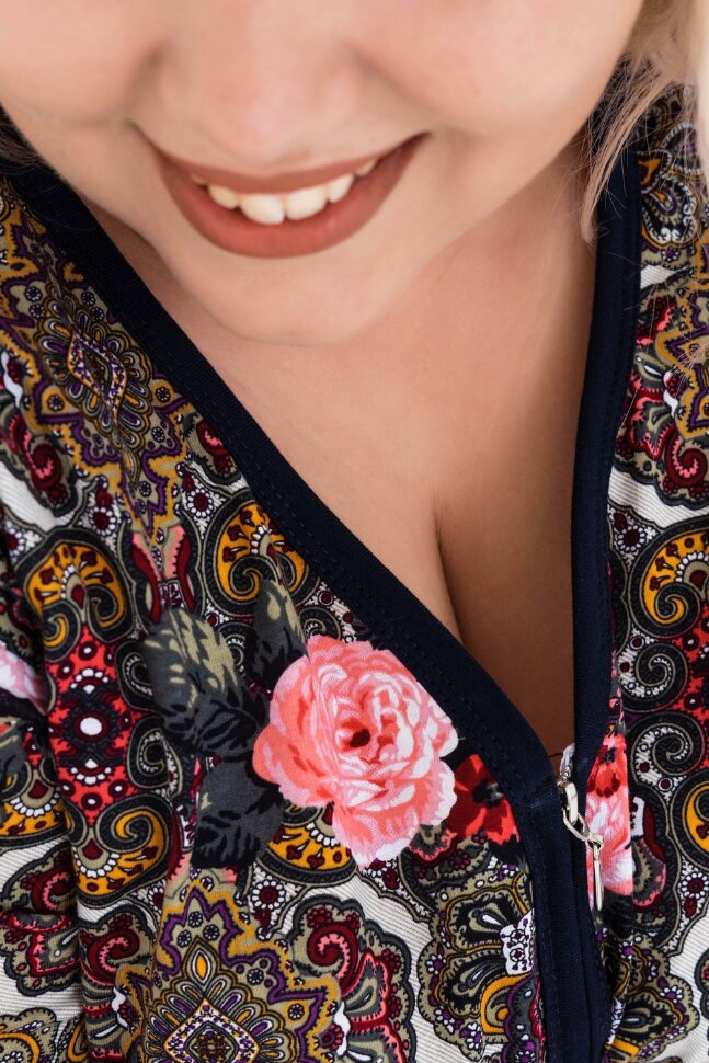 Халат Женский 21531 розы