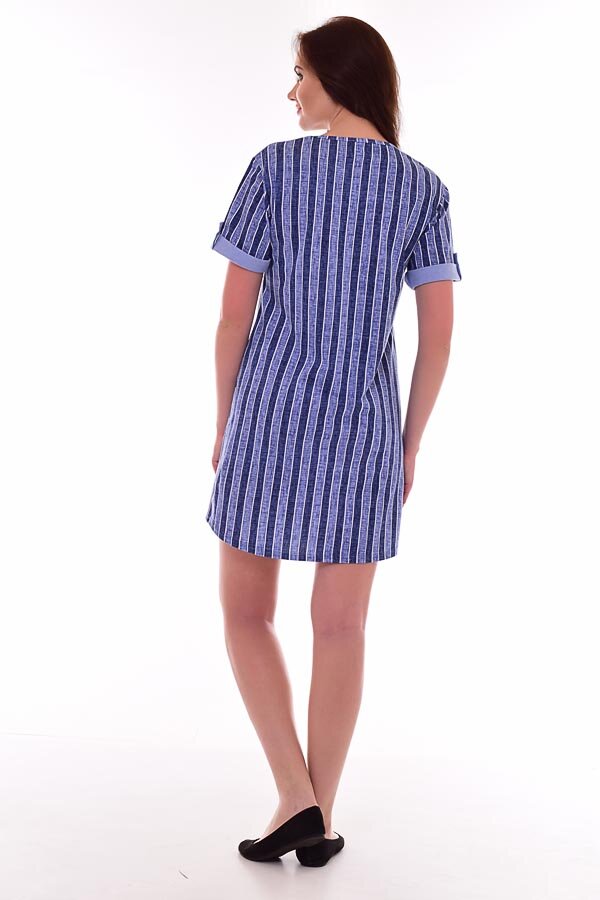 Платье женское 4-71 (голубой)