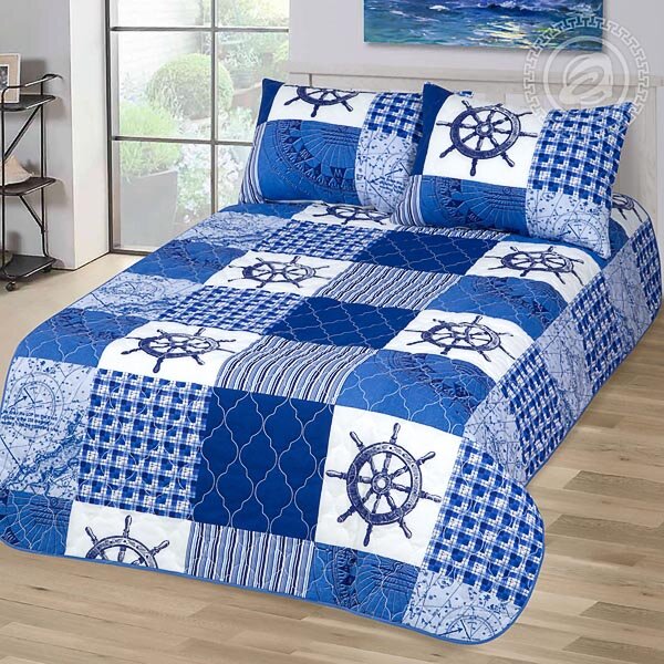 Покрывало стеганое Мореход, поплин