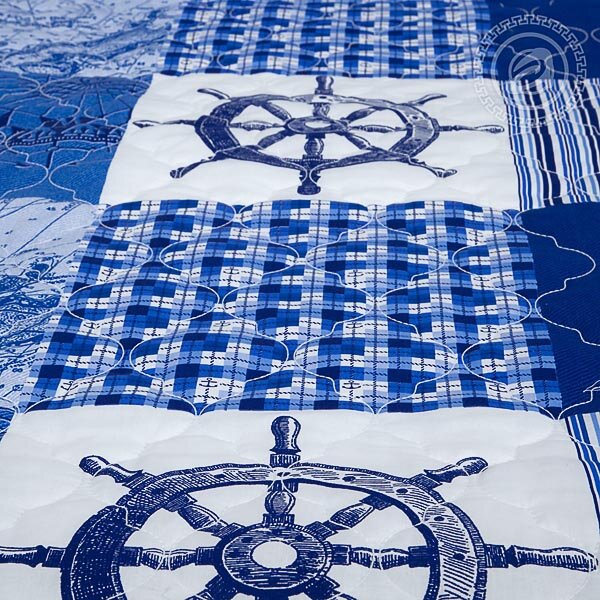 Покрывало стеганое Мореход, поплин