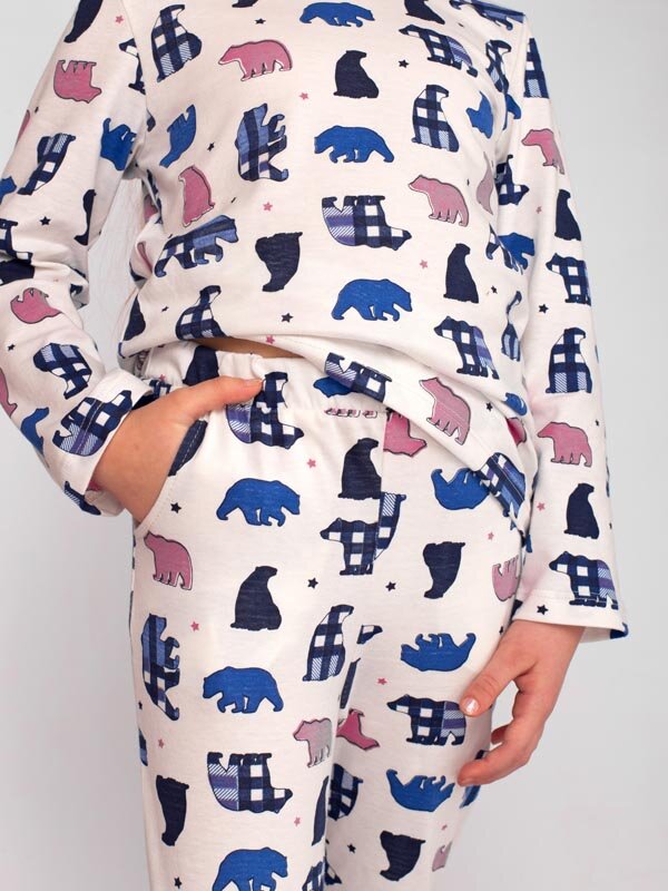 Костюм Медведь синий К-346