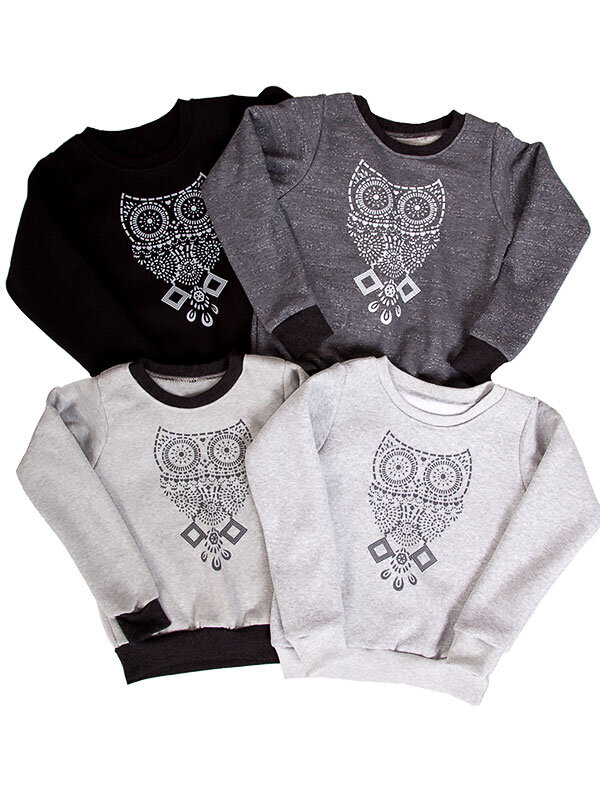 Толстовка детская Филин