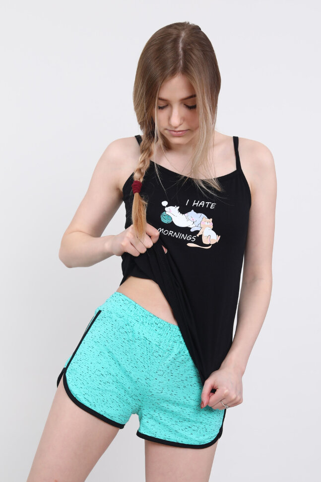 Костюм с шортами для девочки 15446