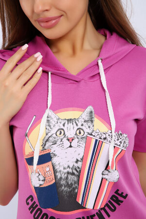 Платье женское ЕПЛ-1055 брусничный