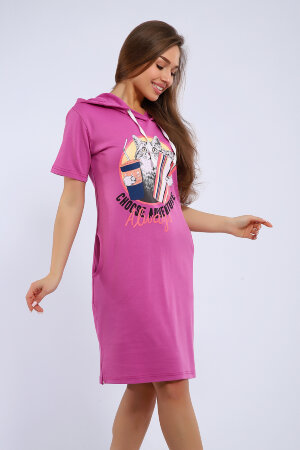 Платье женское ЕПЛ-1055 брусничный