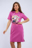 Платье женское ЕПЛ-1055 брусничный