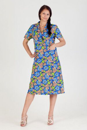 Платье из бязи короткий рукав